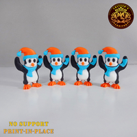 Flexi Mini Penguin | Christmas Special | No support - Thumbnail 4