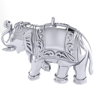 Diamond pendant 3d render - Thumbnail 3