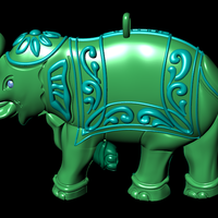 Diamond pendant 3d render - Thumbnail 7