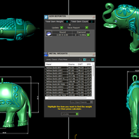 Diamond pendant 3d render - Thumbnail 8