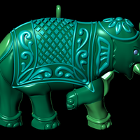 Diamond pendant 3d render - Thumbnail 9