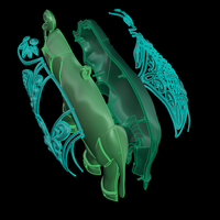 Diamond pendant 3d render - Thumbnail 11