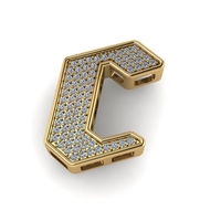 Diamond pendant 3d render - Thumbnail 1