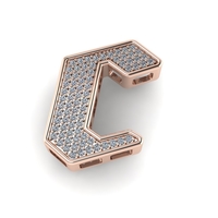 Diamond pendant 3d render - Thumbnail 2