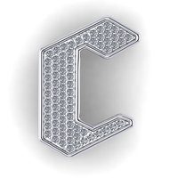 Diamond pendant 3d render - Thumbnail 3