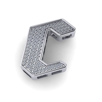 Diamond pendant 3d render - Thumbnail 8