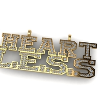 Diamond hiphop pendant 3d render - Thumbnail 1