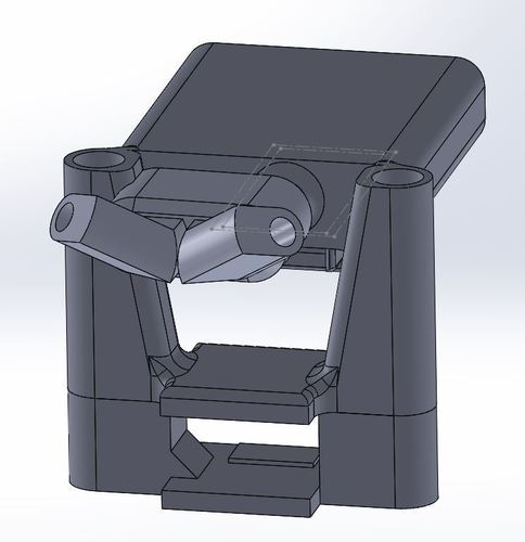  QAV250 XT60 Plug mount / holder with FrSky RX holder 3D Print 57038