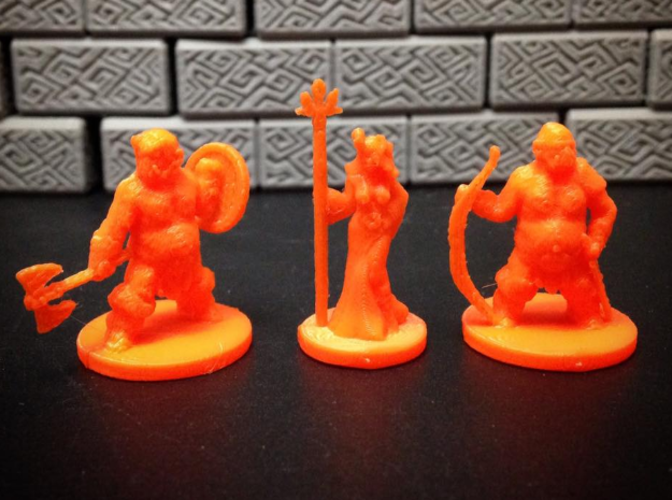 Wayfarer Tactics Core Set (18mm scale) 3D Print 57053