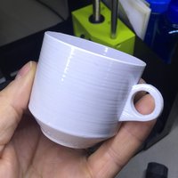 Small Simple Grandma Tea Cup 3D Printing 57073