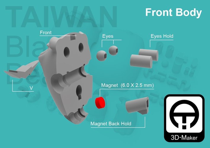 Taiwan Black_bear 3D Print 57095