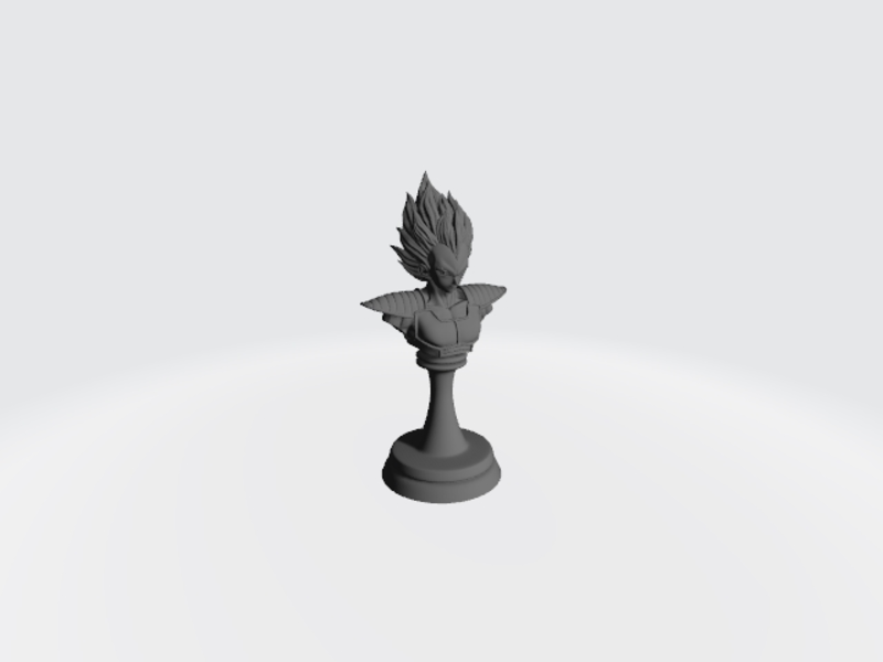 DBZ Chess Piece White Queen
