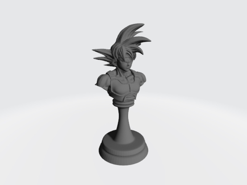 DBZ Chess Piece White Knight