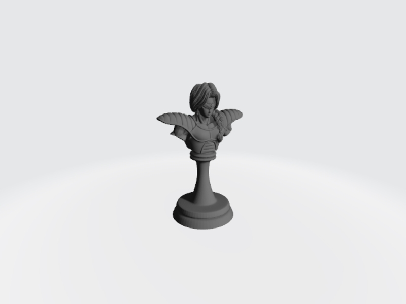 DBZ Chess Piece Black Knight