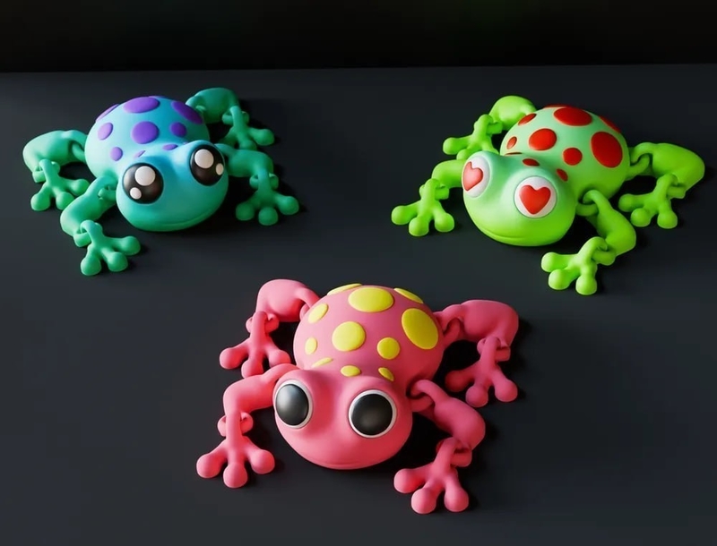 Cute frog 3D STL