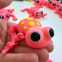 Cute frog 3D STL - Thumbnail 2