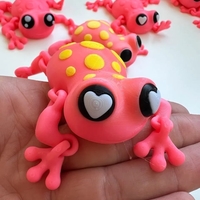 Cute frog 3D STL - Thumbnail 3