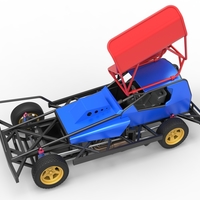 BriSCA Formula 1 Stock Car for Dirt Scale 1:25 - Thumbnail 4