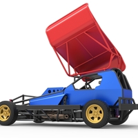 BriSCA Formula 1 Stock Car for Dirt Scale 1:25 - Thumbnail 11