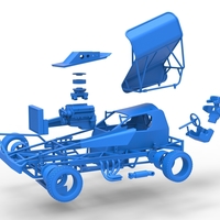 BriSCA Formula 1 Stock Car for Dirt Scale 1:25 - Thumbnail 24