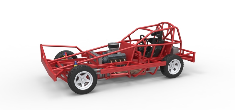 BriSCA Formula 1 Stock Car Base for Dirt Scale 1:25