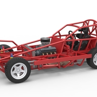 BriSCA Formula 1 Stock Car Base for Dirt Scale 1:25 - Thumbnail 1