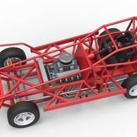 BriSCA Formula 1 Stock Car Base for Dirt Scale 1:25 - Thumbnail 4