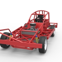 BriSCA Formula 1 Stock Car Base for Dirt Scale 1:25 - Thumbnail 5