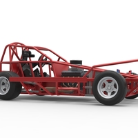 BriSCA Formula 1 Stock Car Base for Dirt Scale 1:25 - Thumbnail 21