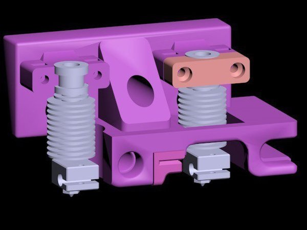 Da Vinci 1.0 to Dual Bowden E3D V6