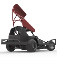 BriSCA Formula 1 Stock Car for Dirt while turning 1:25 - Thumbnail 15