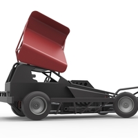 BriSCA Formula 1 Stock Car for Dirt while turning 1:25 - Thumbnail 17