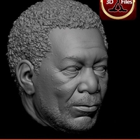 Morgan Freeman - HeadSculpt - custom Action Figure  - Thumbnail 2