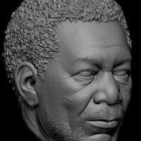 Morgan Freeman - HeadSculpt - custom Action Figure  - Thumbnail 3