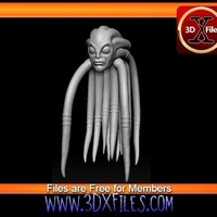 Kit Fisto Head Sculpt - Star Wars Cusom Action Figure  - Thumbnail 1