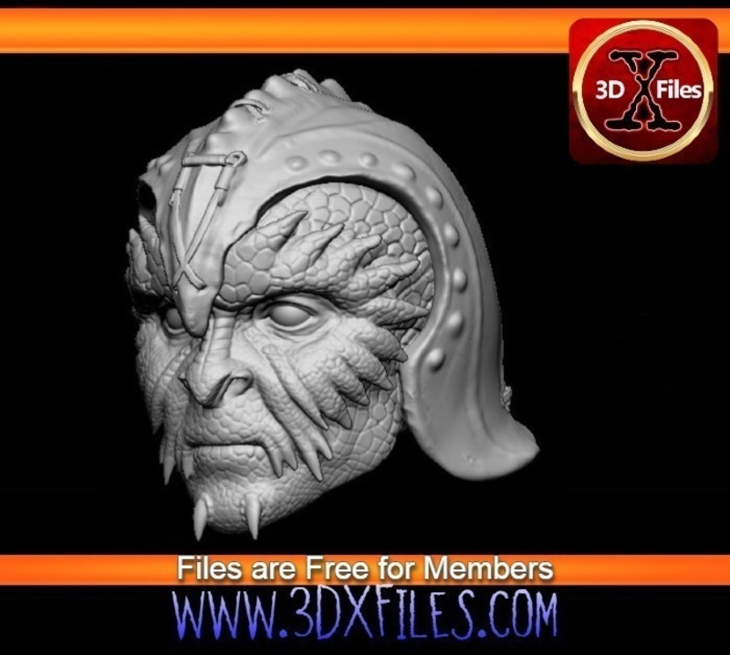 Klaatu Head Sculpt - Star Wars Custom Action Figure Head