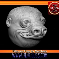 Snaggletooth Head Sculpt - Star Wars custom Action Figure - Thumbnail 2