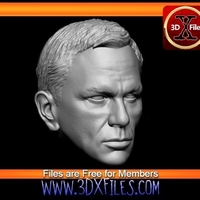 Daniel Craig - HeadSculpt - Custom  Action Figure  - Thumbnail 3