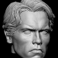 Arnold Schwarzenegger - Head Sculpt - Custom Action Figure  - Thumbnail 1