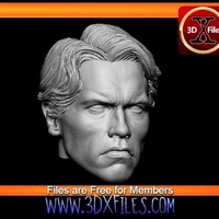 Arnold Schwarzenegger - Head Sculpt - Custom Action Figure  - Thumbnail 2