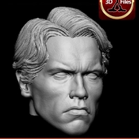Arnold Schwarzenegger - Head Sculpt - Custom Action Figure  - Thumbnail 3