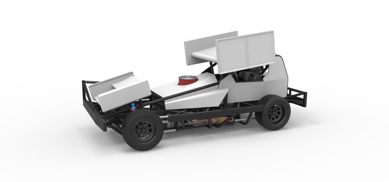 BriSCA Formula 1 Stock Car for Asphalt Scale 1:25