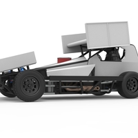 BriSCA Formula 1 Stock Car for Asphalt Scale 1:25 - Thumbnail 2