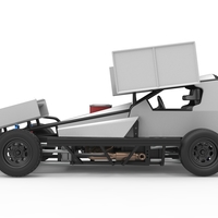 BriSCA Formula 1 Stock Car for Asphalt Scale 1:25 - Thumbnail 7