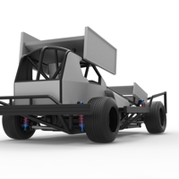 BriSCA Formula 1 Stock Car for Asphalt Scale 1:25 - Thumbnail 15