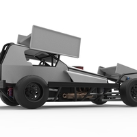 BriSCA Formula 1 Stock Car for Asphalt Scale 1:25 - Thumbnail 17