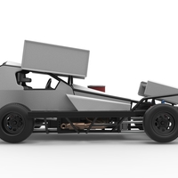 BriSCA Formula 1 Stock Car for Asphalt Scale 1:25 - Thumbnail 18