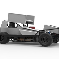 BriSCA Formula 1 Stock Car for Asphalt Scale 1:25 - Thumbnail 21