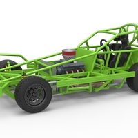 BriSCA Formula 1 Stock Car Base for Asphalt 1:25 - Thumbnail 1