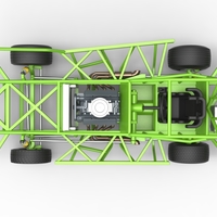 BriSCA Formula 1 Stock Car Base for Asphalt 1:25 - Thumbnail 9